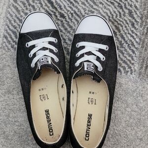 Converse Black and White Canvas Sneakers